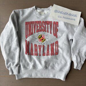 Vintage University of Maryland Sweatshirt 90s Maryland Terrapins Shirt tee